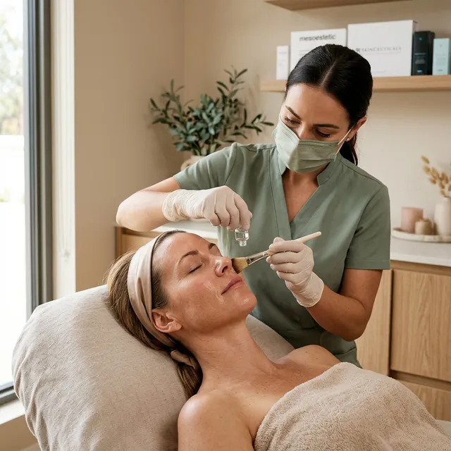 Peeling químico médico